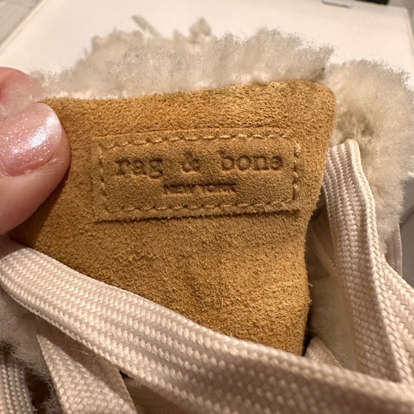 Rag and Bone suede booties lined. - Picture 3 of 6